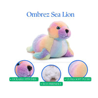 15" (37cm) Rainbow Ombrez Sea Lion
