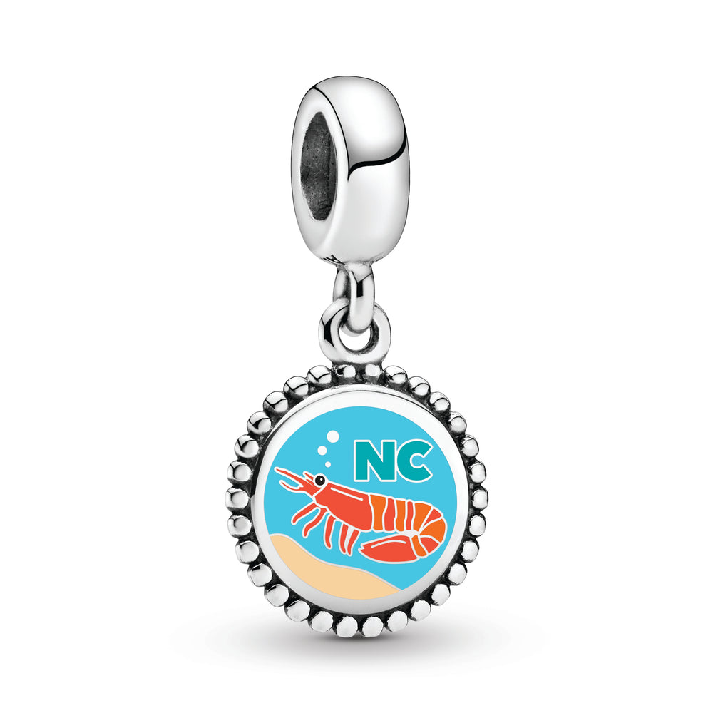 Pandora NC Shrimp Charm Custom