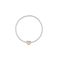 enewton Extends Classic Bead Bracelet 2.5mm (Mixed Metal) - Love Charm