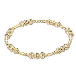 enewton Dignity Joy Pattern 5mm Bead  Bracelet - Gold