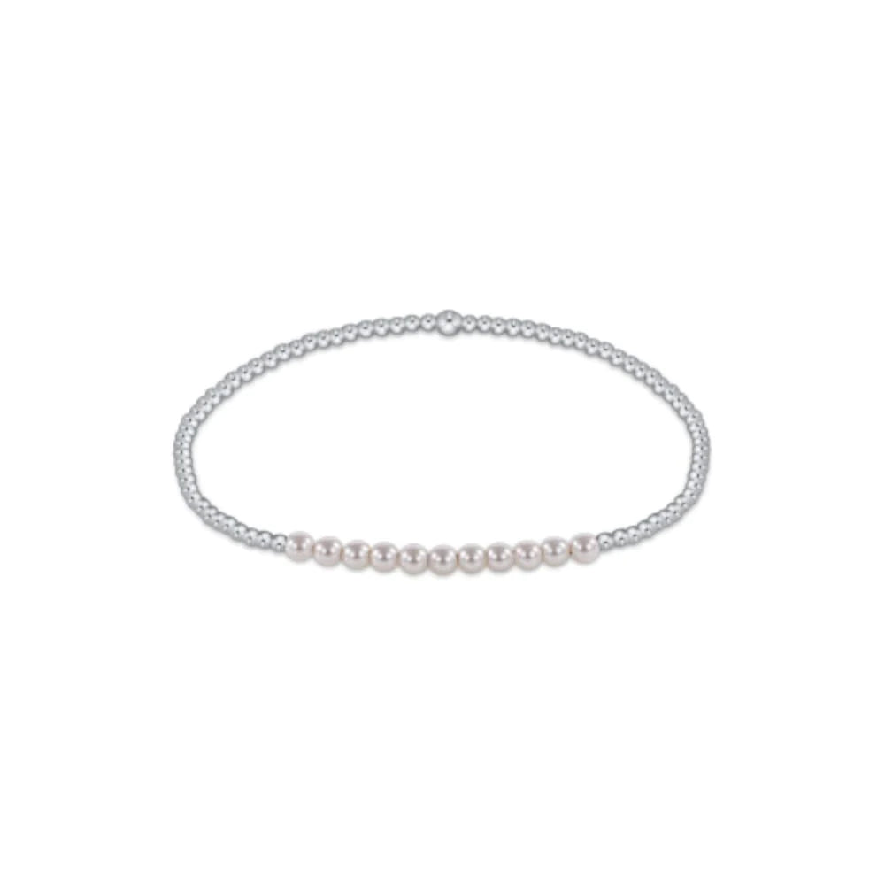 enewton  STERLING Beaded Bliss Bracelet - Pearl - 2mm