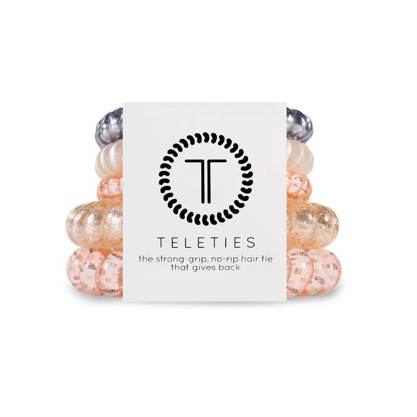 Teleties Treasure Hunt Mixed Hair Coils 5-Pack