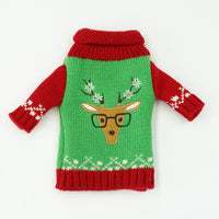 Christmas Wine Bottle Sweater
