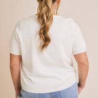 Short Sleeve Dog Sweater (ALL SALES FINAL)