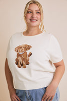 Short Sleeve Dog Sweater (ALL SALES FINAL)
