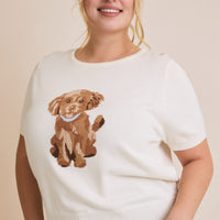 Short Sleeve Dog Sweater (ALL SALES FINAL)