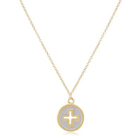 Enewton Signature Gold Disc Cross 16" Necklace Collection
