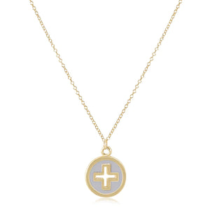 Enewton Signature Gold Disc Cross 16" Necklace Collection