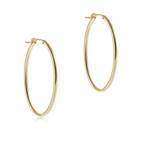 enewton Oval Gold Hoop Earrings

