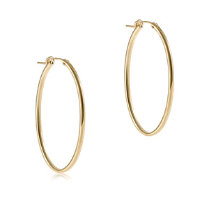 enewton Oval Gold Hoop Earrings