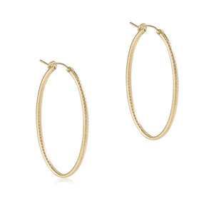 enewton Oval Gold Hoop Earrings