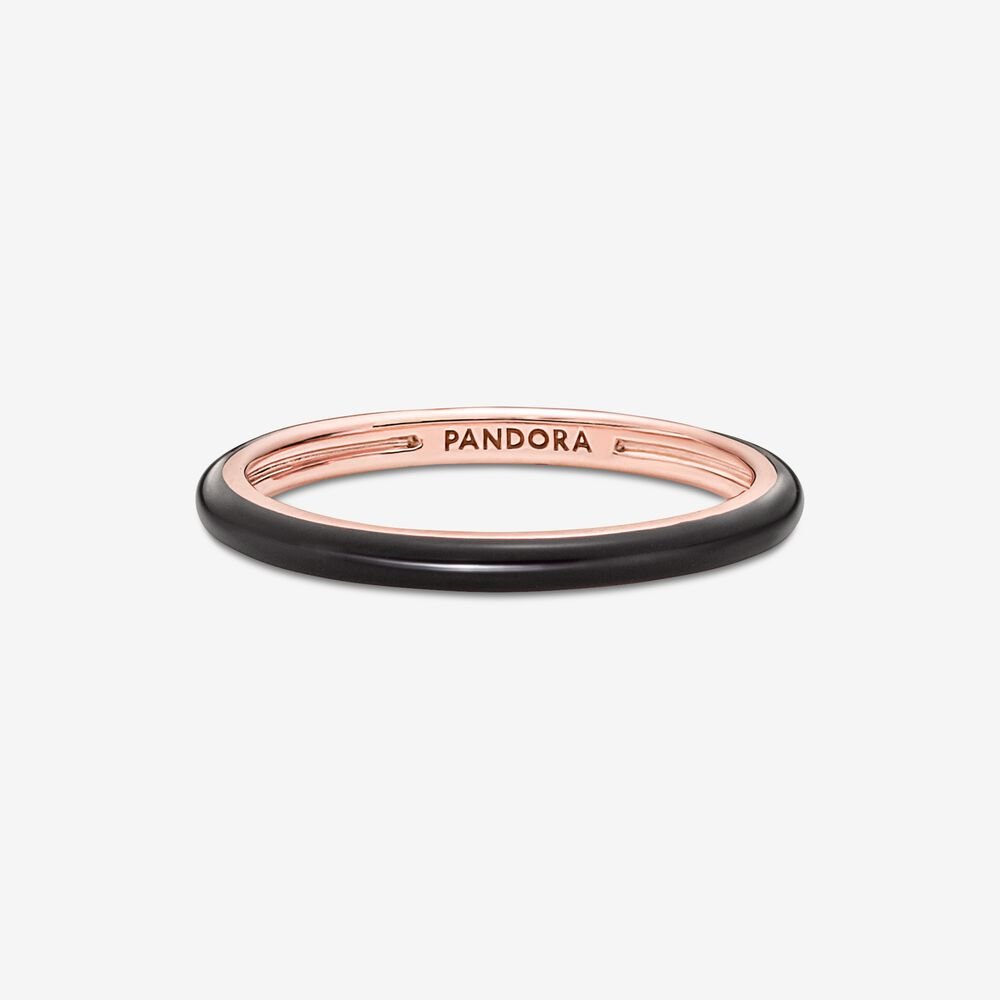 FINAL SALE Pandora ME Black Enamel Ring