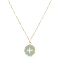 Enewton Signature Gold Disc Cross 16" Necklace Collection