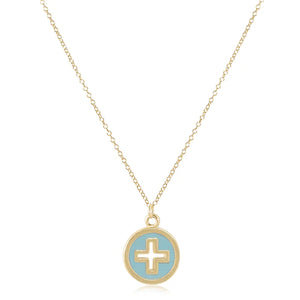 Enewton Signature Gold Disc Cross 16" Necklace Collection