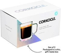 Corkcicle Glass Mug Set-Prism
