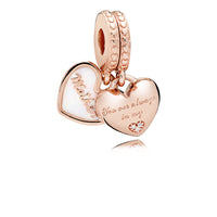Pandora You're Always in My Heart Split Dangle Charm