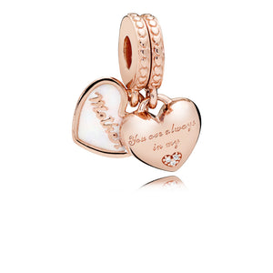 Pandora You're Always in My Heart Split Dangle Charm