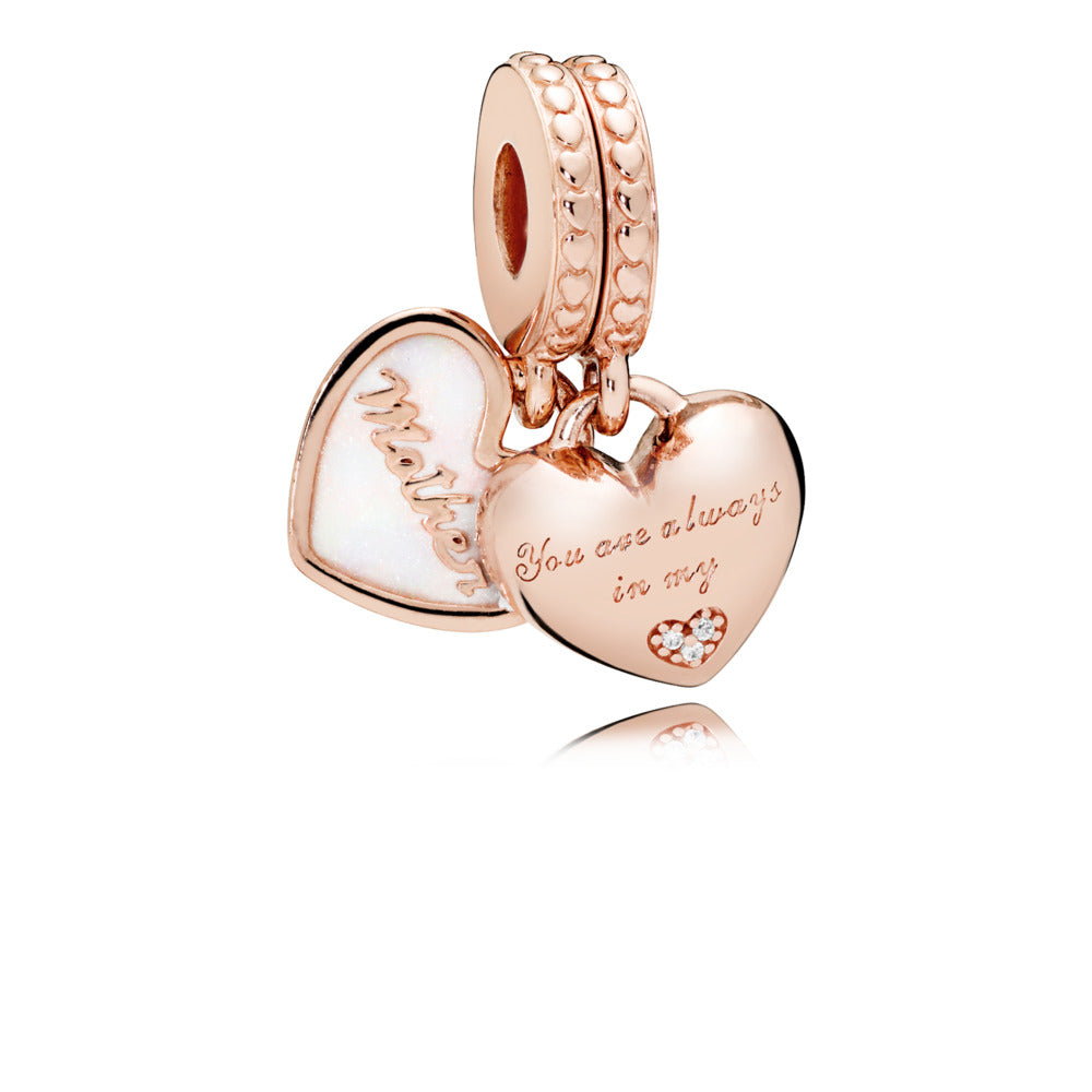 Pandora You're Always in My Heart Split Dangle Charm