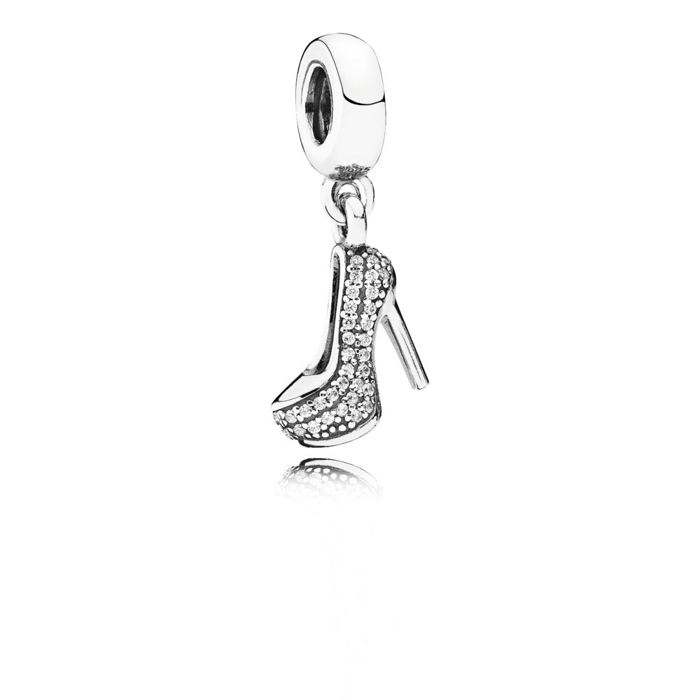 FINAL SALE Pandora Pavé Stiletto Shoe Dangle Charm