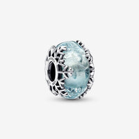 Pandora Winter Blue Snowflake Murano Charm