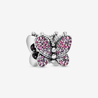 FINAL SALE  Pandora Pink Pavé Butterfly Charm