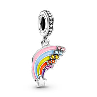 FINAL SALE Pandora Colorful Rainbow Dangle Charm
