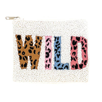 Beaded Zipper Coin Pouch
