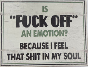 SASSY/SPICY Wooden Plaque