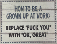 SASSY/SPICY Wooden Plaque

