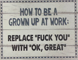 SASSY/SPICY Wooden Plaque