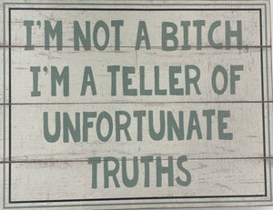 SASSY/SPICY Wooden Plaque