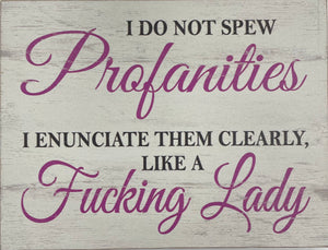 SASSY/SPICY Wooden Plaque