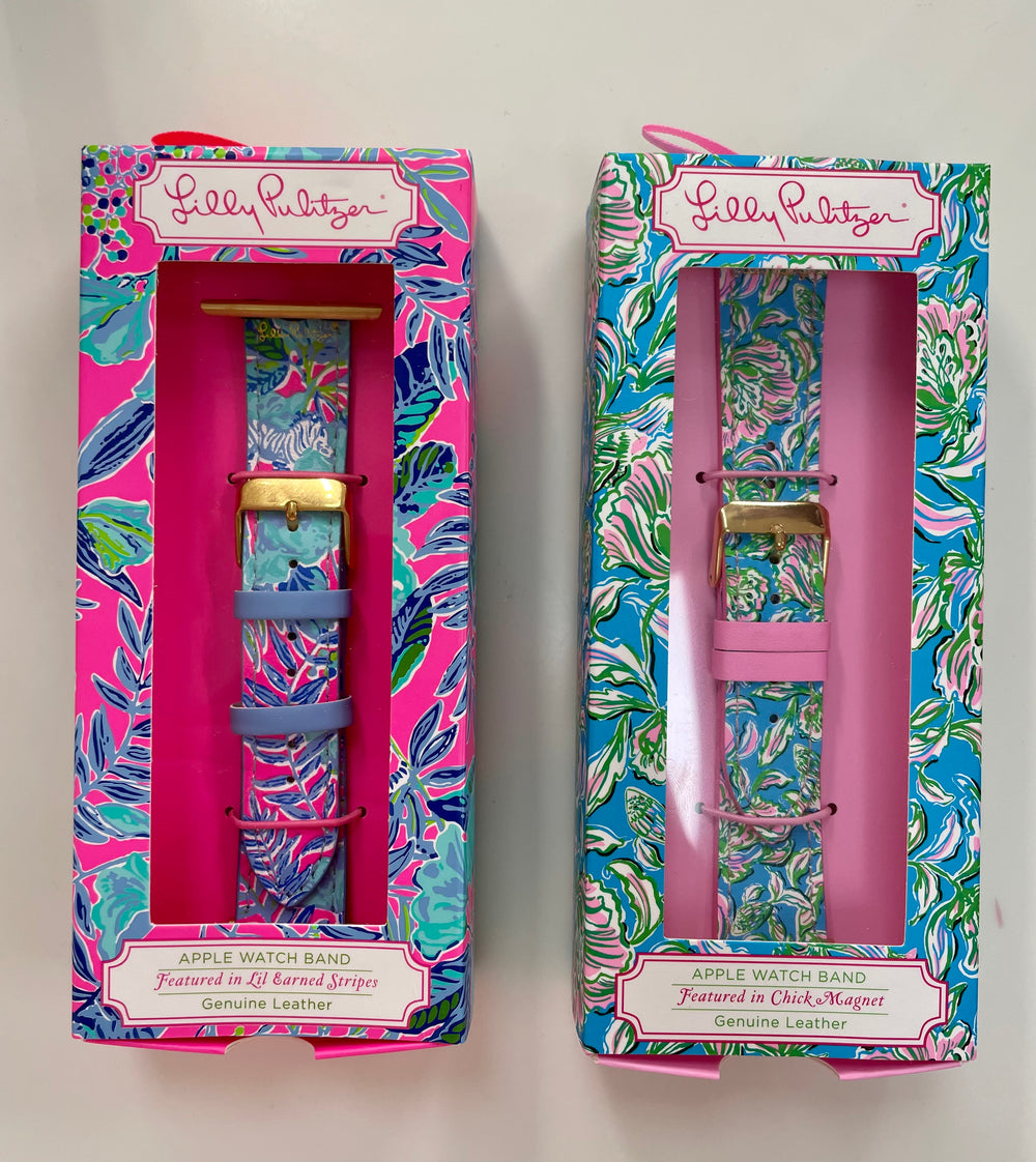 Lilly Pulitzer Genuine Leather Apple Watch Band