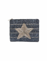 Beaded Zipper Coin Pouch
