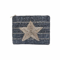 Beaded Zipper Coin Pouch