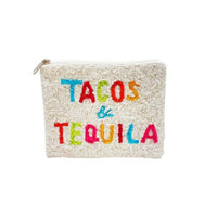 Beaded Zipper Coin Pouch