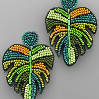 Leaf Bead Earrings