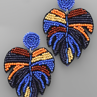 Leaf Bead Earrings