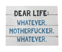 SASSY/SPICY Wooden Plaque
