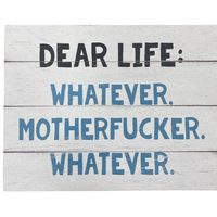 SASSY/SPICY Wooden Plaque