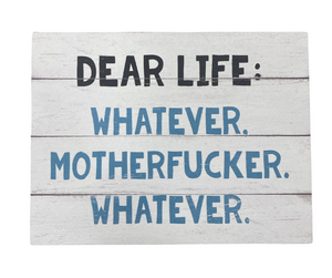 SASSY/SPICY Wooden Plaque