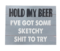 SASSY/SPICY Wooden Plaque
