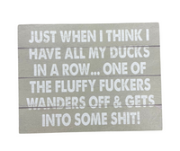 SASSY/SPICY Wooden Plaque
