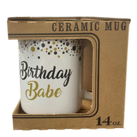 Birthday Babe Boxed Mug ALL SALES FINAL