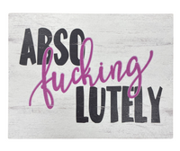 SASSY/SPICY Wooden Plaque
