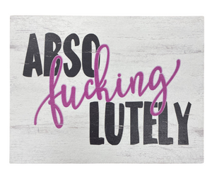 SASSY/SPICY Wooden Plaque