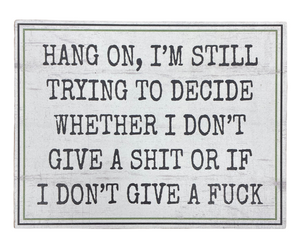 SASSY/SPICY Wooden Plaque
