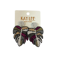 Leaf Bead Earrings