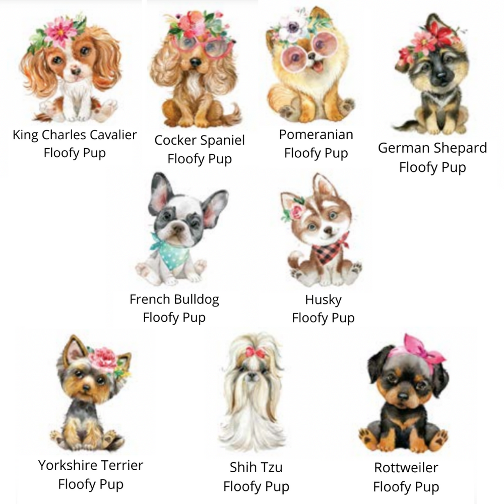 Floofy Pup Vinyl Sticker