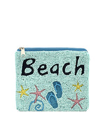 Beaded Zipper Coin Pouch
